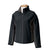 Devon & Jones Women's Black/Dark Charcoal Soft Shell Colorblock Jacket