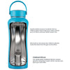 DYLN Blue Insulated Bottle 16 oz