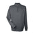 Devon & Jones Men's Dark Grey Heather/Black Manchester Fully-Fashioned Quarter-zip Sweater