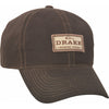 Drake Waterfowl Brown 6-Panel Waxed Patch Cap