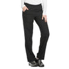 Dickies Women's Black Dynamix Mid Rise Pull-on Pant