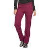 Dickies Women's Wine Dynamix Mid Rise Pull-on Pant