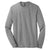District Men's Grey Frost Perfect Tri Long Sleeve Crew Tee
