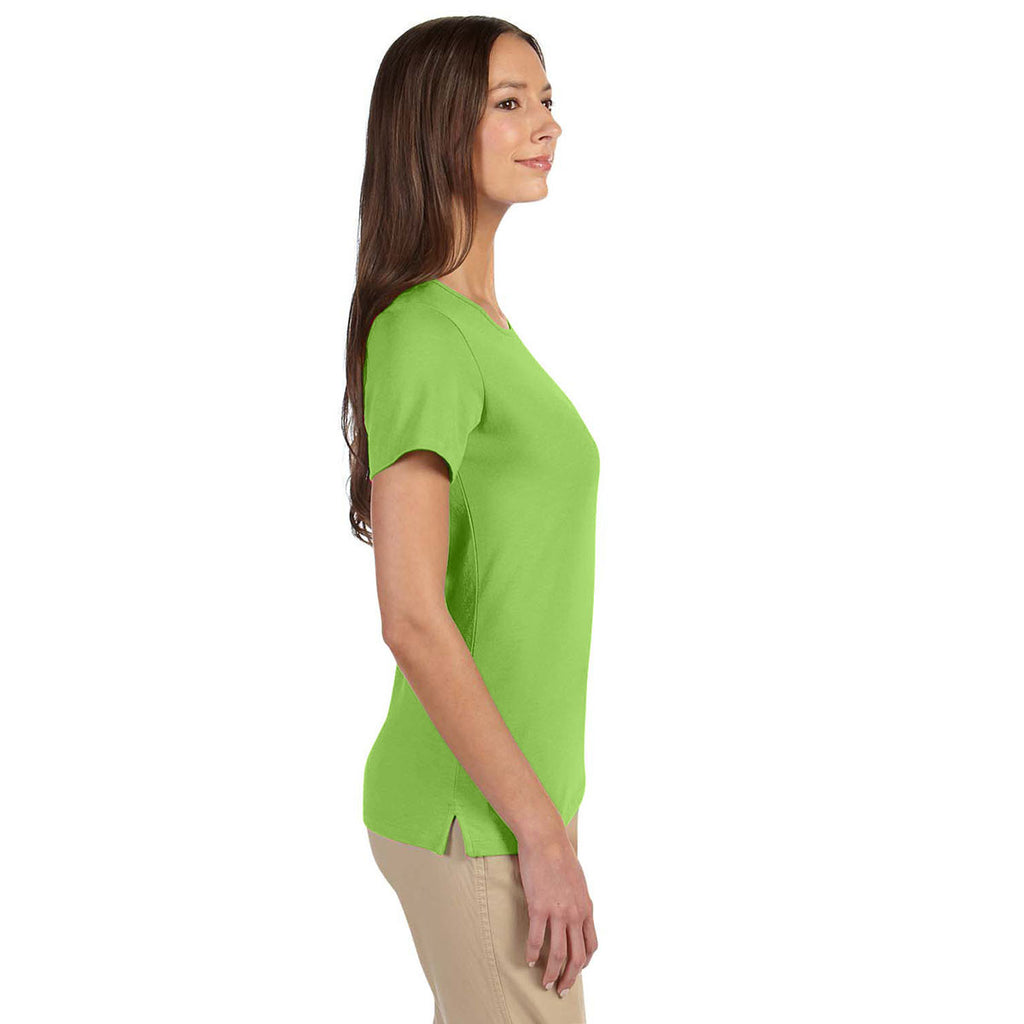 Devon & Jones Women's Lime Perfect Fit Shell T-Shirt