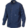 Drake Waterfowl Men's Navy Cotton Wingshooter's Shirt With Staycool Fabric Long Sleeve