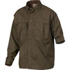 Drake Waterfowl Men's Olive Cotton Wingshooter's Shirt With Staycool Fabric Long Sleeve