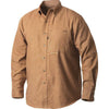 Drake Waterfowl Men's Tan/Herringbone Plaid Autumn Brushed Twill Shirt
