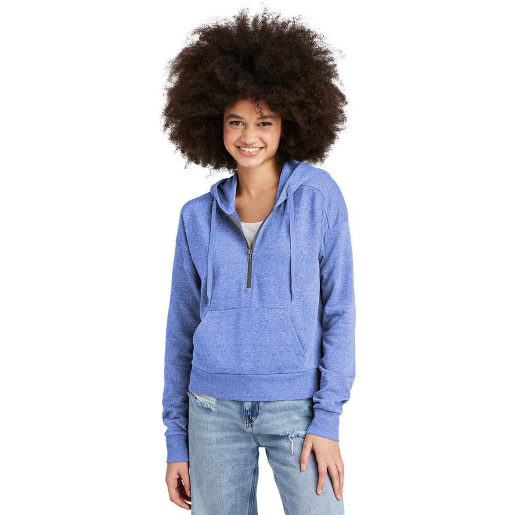 District Women's Royal Frost Perfect Tri Fleece 1/2-Zip Pullover