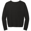 District Women's Black Perfect Tri Fleece V-Neck Sweatshirt