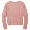 District Women's Blush Frost Perfect Tri Fleece V-Neck Sweatshirt