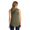 District Women's Military Green Frost Perfect Tri Sleeveless Hoodie