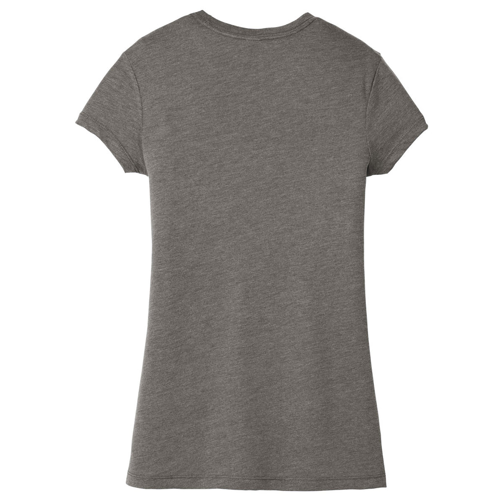District Women's Grey Frost Fitted Perfect Tri Tee