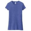 District Women's Royal Frost Fitted Perfect Tri Tee