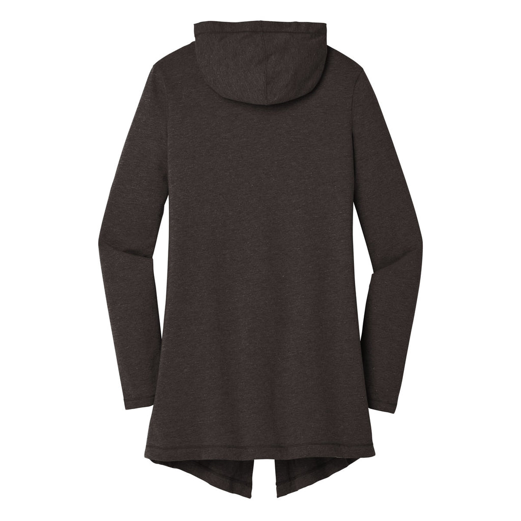 District Women's Black Frost Perfect Tri Hooded Cardigan