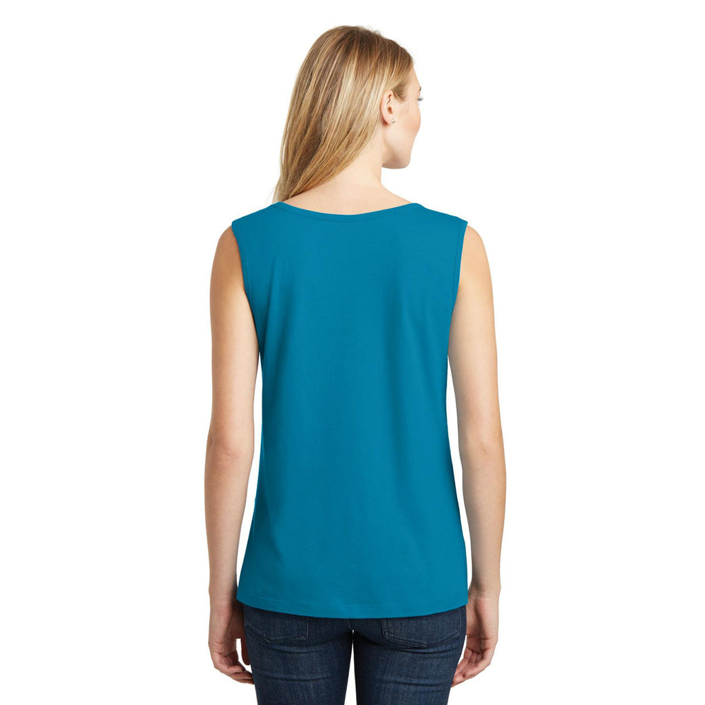 District Women's Deep Turquoise Vintage Wash Muscle Tank