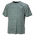 BAW Men's Dark Green Vintage Heather Dry-Tek Short Sleeve Shirt