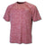 BAW Men's Maroon Vintage Heather Dry-Tek Short Sleeve Shirt