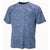 BAW Men's Navy Vintage Heather Dry-Tek Short Sleeve Shirt