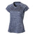 BAW Women's Navy Vintage Heather Dry-Tek Short Sleeve Shirt