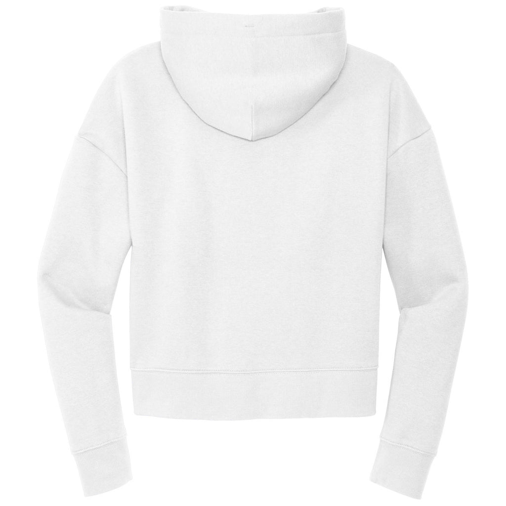 District Women's White V.I.T Fleece Hoodie