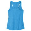 District Women's Heathered Bright Turquoise V.I.T. Gathered Back Tank