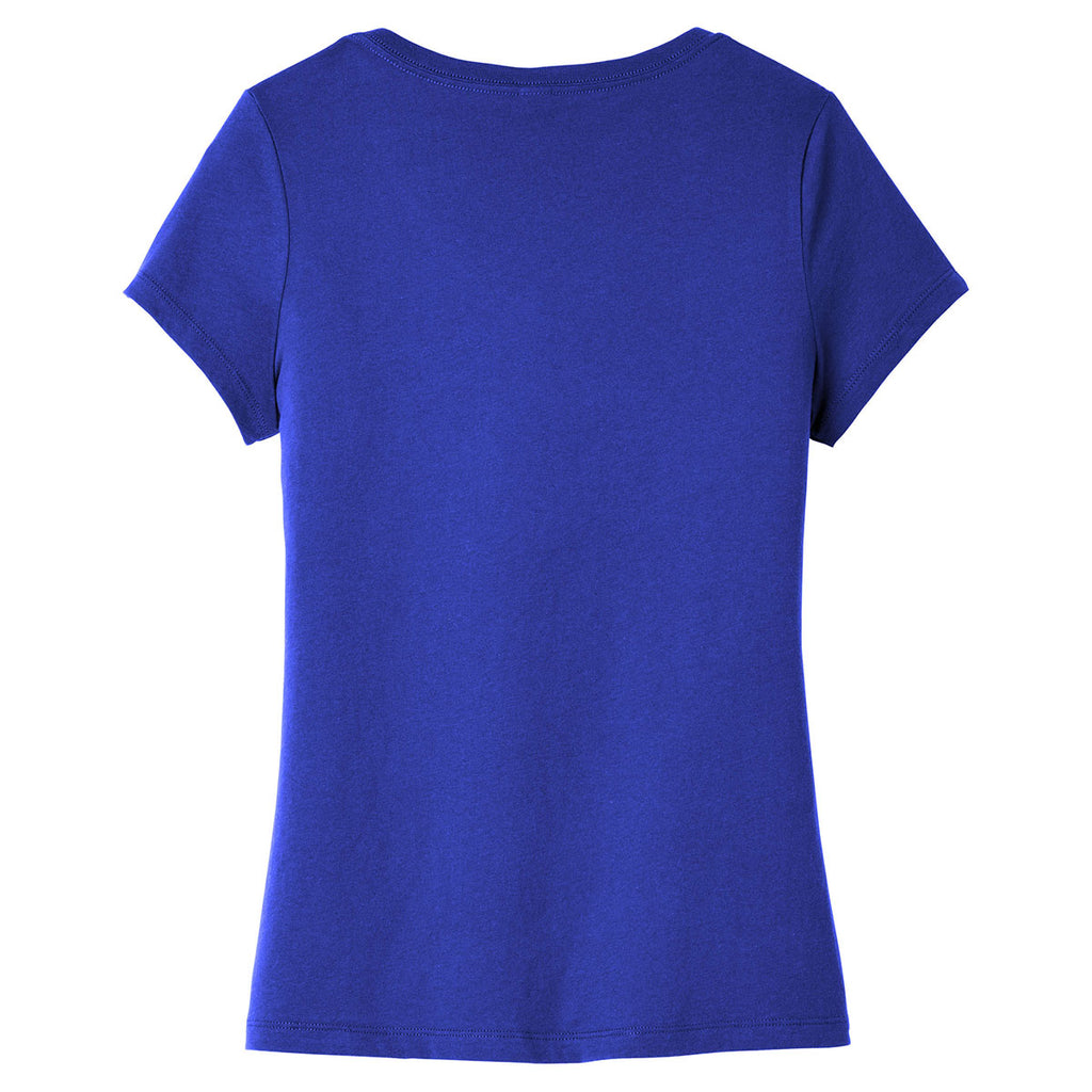 District Women's Deep Royal Very Important Tee V-Neck