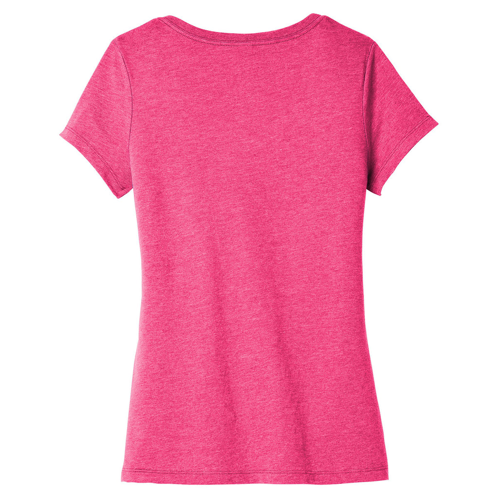 District Women's Fuchsia Frost Very Important Tee V-Neck
