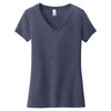 District Women's Heathered Navy Very Important Tee V-Neck