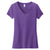 District Women's Heathered Purple Very Important Tee V-Neck