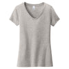 District Women's Light Heather Grey Very Important Tee V-Neck