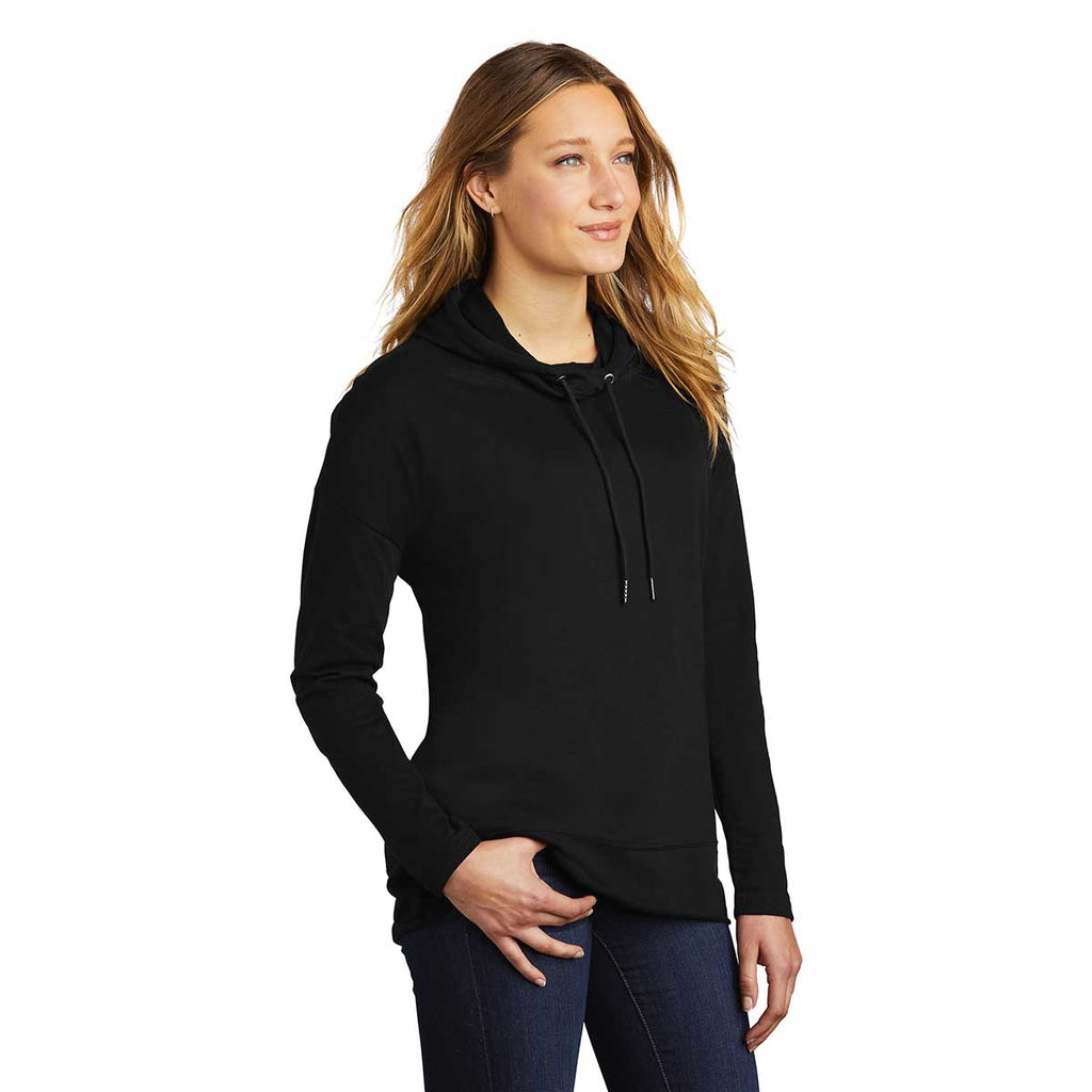 District Women's Black Featherweight French Terry Hoodie