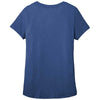 District Women's Heathered Deep Royal Flex Scoop Neck Tee