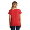District Women's Ruby Red Re-Tee V-Neck