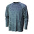 BAW Men's Navy Vintage Heather Dry-Tek Long Sleeve Shirt
