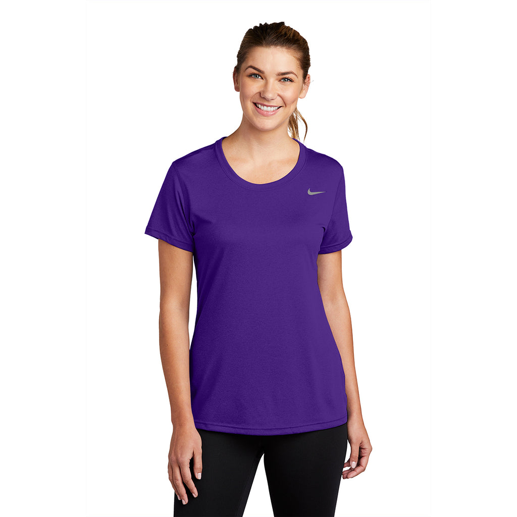 Nike Women's Court Purple Team rLegend Tee