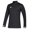adidas Men's Black/White Team 19 Long Sleeve Quarter Zip
