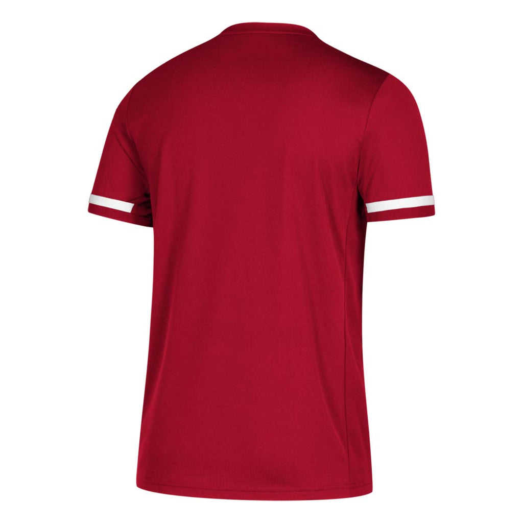 adidas Men's Power Red/White Team 19 Short Sleeve Jersey