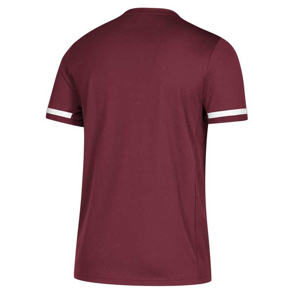 burgundy adidas top
