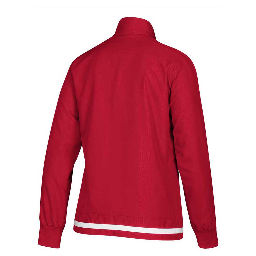 adidas Women's Power Red/White Team 19 Woven Jacket