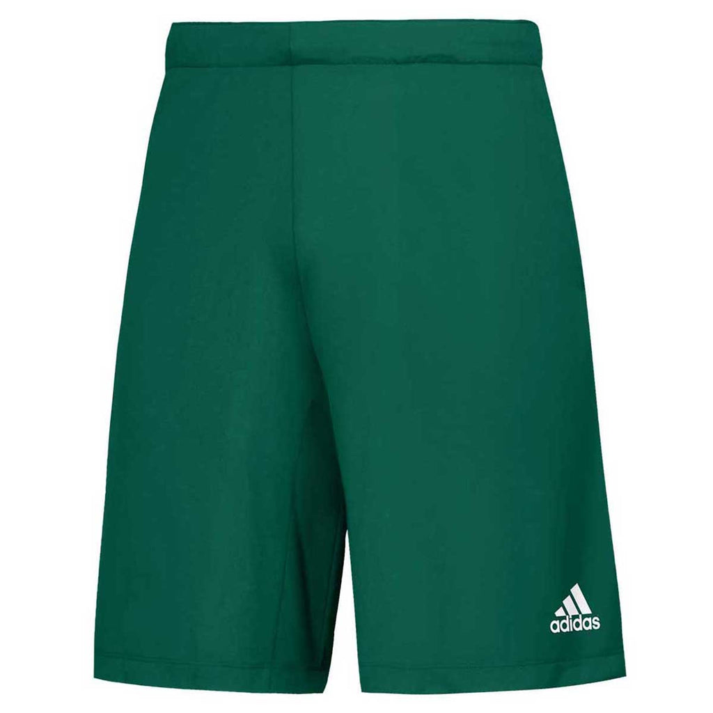 adidas Men's Dark Green/White Game Mode Shorts