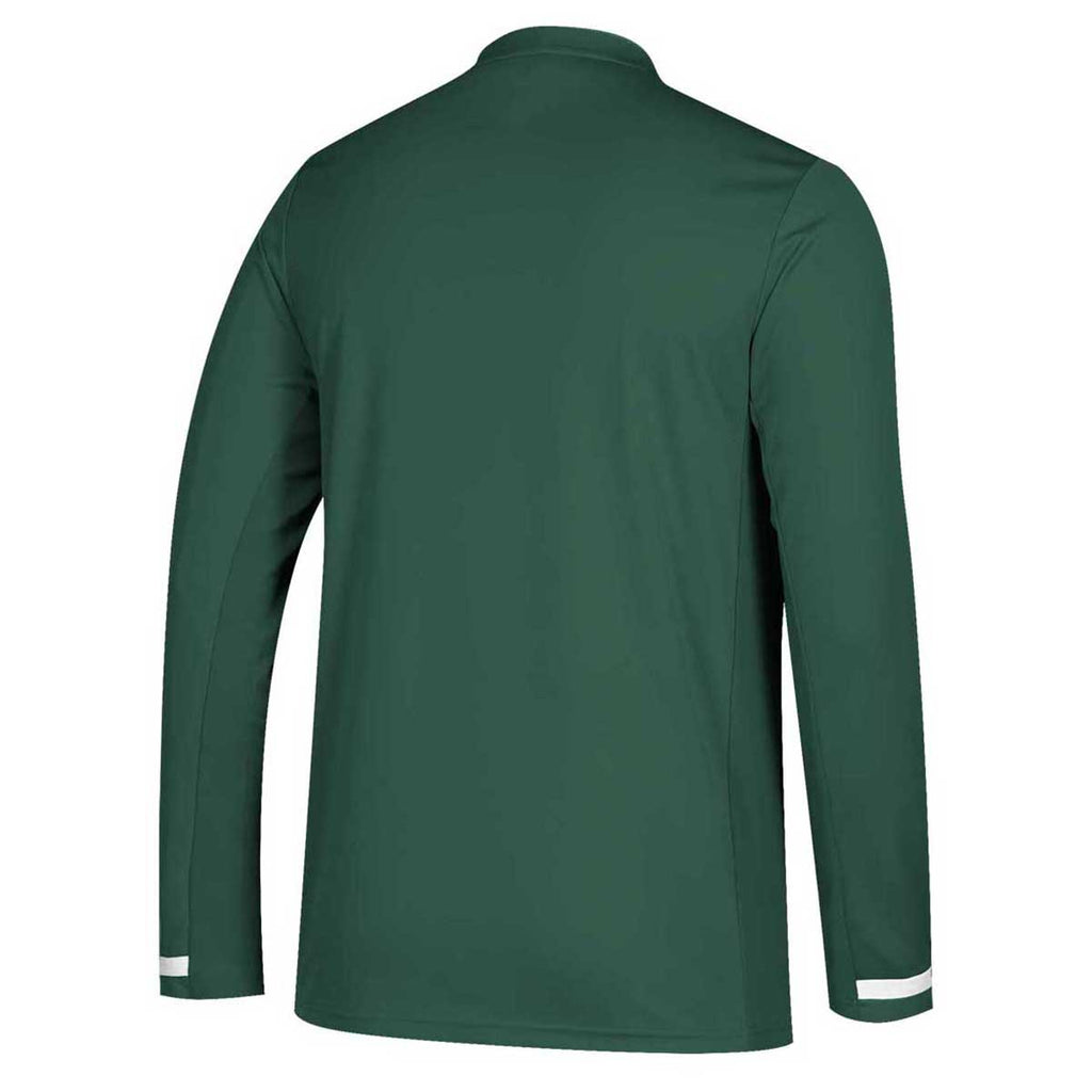 adidas Men's Team Dark Green/White Team 19 Long Sleeve Jersey