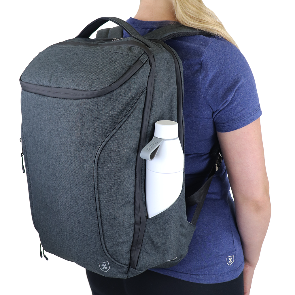 MerchPerks Zusa Black Heather Daytripper Backpack
