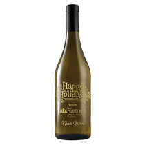 A+ Wines Brown Etched Chardonnay White Wine with 1 Color Fill