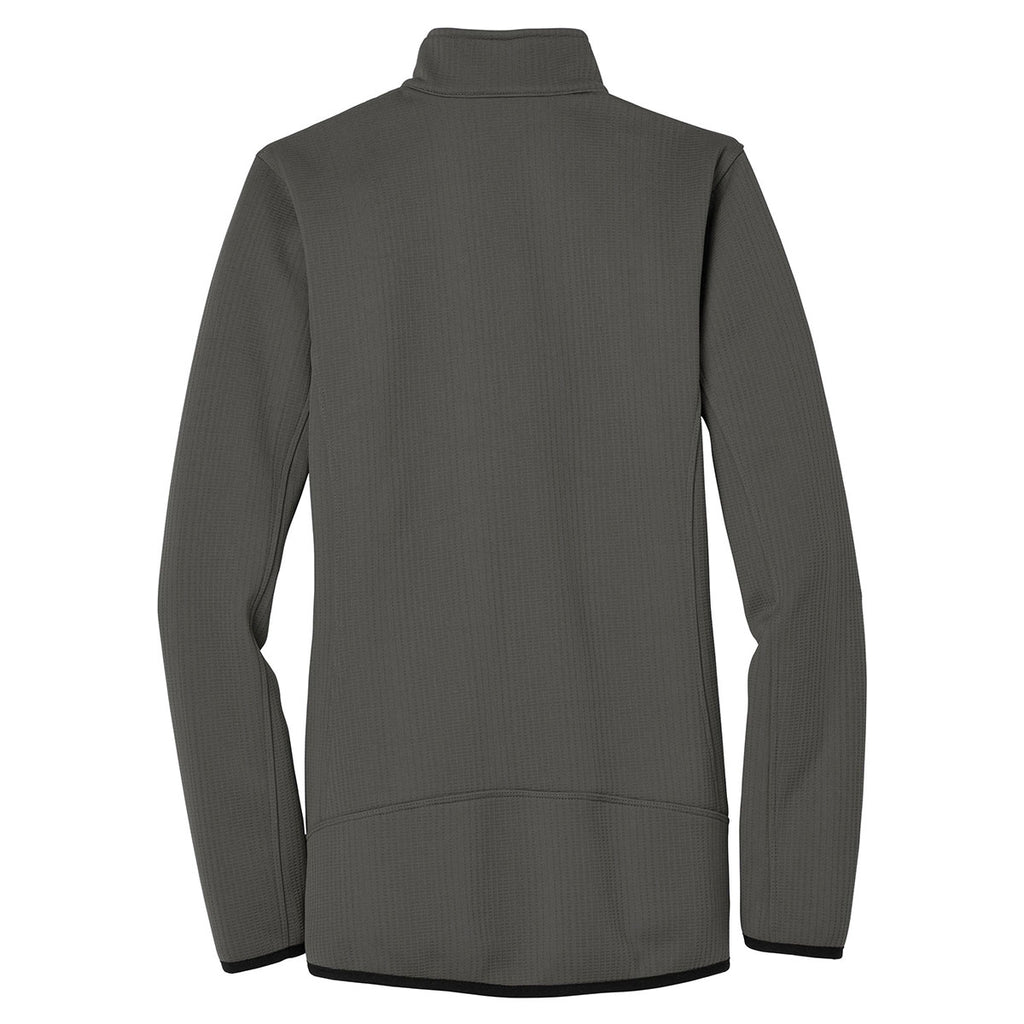 Eddie Bauer Women's Grey Steel Dash Full-Zip Fleece Jacket