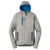 Eddie Bauer Men's Grey Cloud/Grey Steel/Expedition Blue Sport Hooded Full-Zip Fleece Jacket
