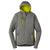 Eddie Bauer Men's Metal Grey/Grey Steel/Citron Sport Hooded Full-Zip Fleece Jacket