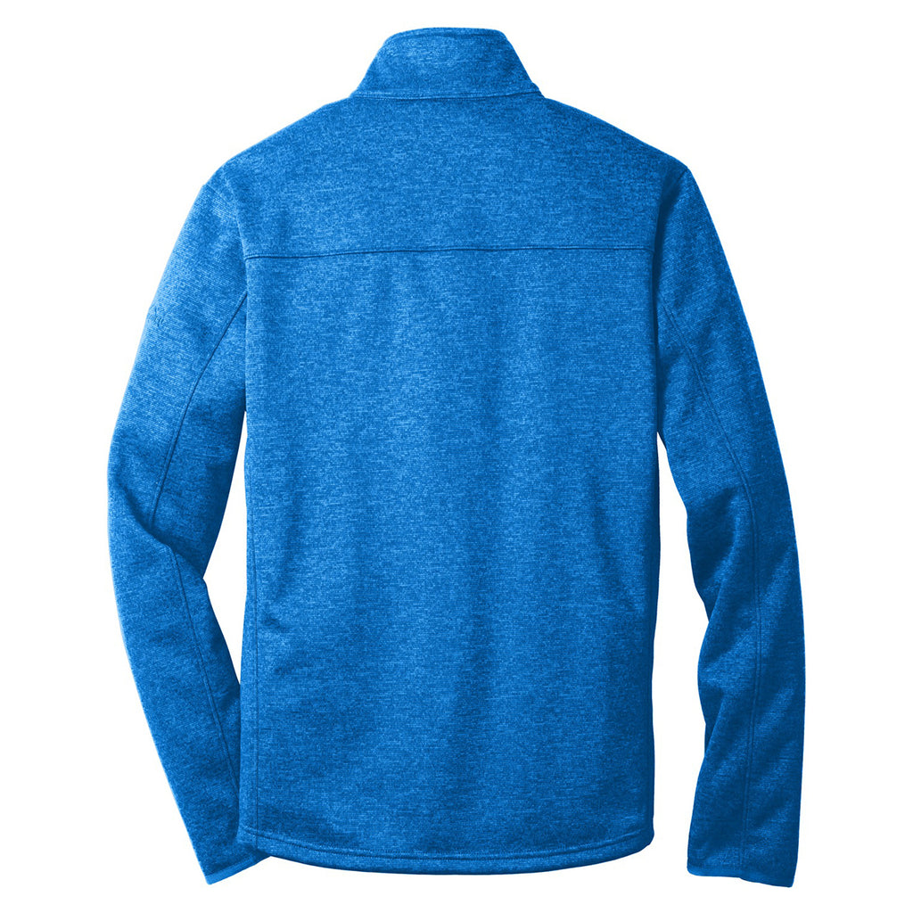 Eddie Bauer Men's Brilliant Blue Heather/Grey StormRepel Soft Shell Jacket