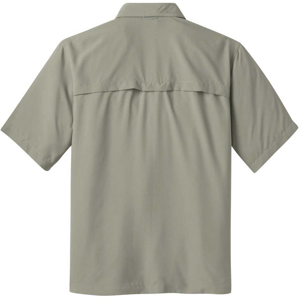 Eddie Bauer EB602 Short Sleeve Performance Fishing Shirt - Driftwood - S