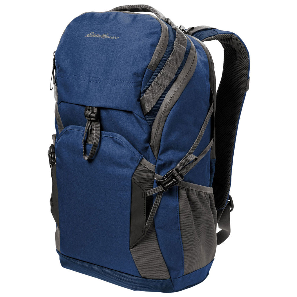 Eddie Bauer Sapphire Blue/ Grey Steel Tour Backpack