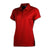 BAW Women's Red Eco Cool Tek Short Sleeve Polo
